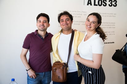 Gabriel Ibarra, Brandon Nava y Mariel Lahoreau (EL SIGLO DE TORREÓN / ENRIQUE CASTRUITA)