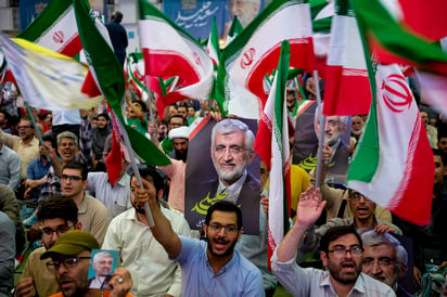Simpatizantes del ultraconservador Saeed Jalili. (EFE)