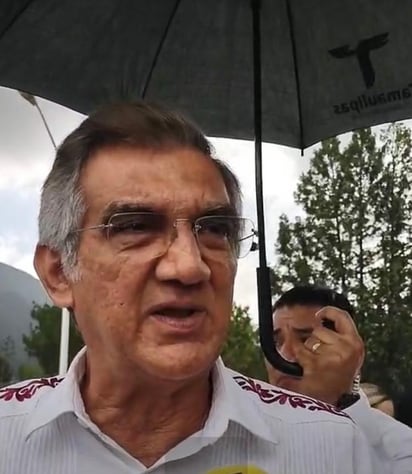Américo Villareal, gobernador de Tamaulipas.