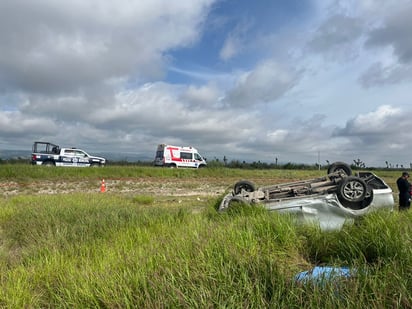 Accidente en la carretera Monclova-Saltillo.