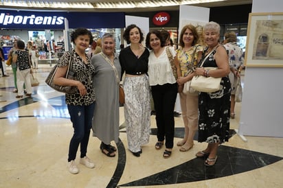 Cecilia González, Teresa Amaro, María Vigné, Gabriela, Georgina y Paty González (EL SIGLO DE TORREÓN / GABRIEL ESCOBAR)