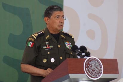El secretario de la Defensa Nacional, el general Luis Cresencio Sandoval