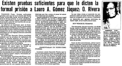 Crimen de Lauro Ángel Gómez Jáquez (EL SIGLO DE TORREÓN)
