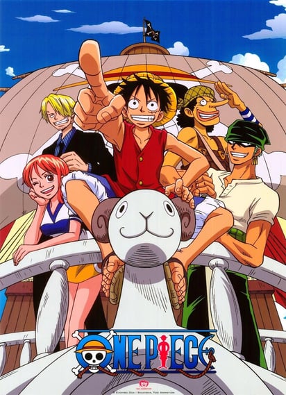 Anime. Monkey D. Luffy es un joven que sueña con ser el ‘rey de los piratas’ y encontrar el ‘One Piece’.