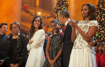 La familia Obama. (ARCHIVO)