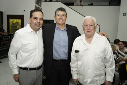 Carlos Castañón, Gerardo Martín y Jesús Sotomayor (EL SIGLO DE TORREÓN / GABRIEL ESCOBAR)