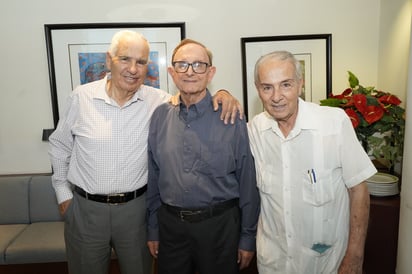 Salvador Martínez, Fernando González y Rómulo Ruiz (EL SIGLO DE TORREÓN / GABRIEL ESCOBAR)
