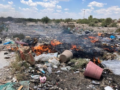 Contaminación. Se genera un problema de contaminación, ya que además de tirar la basura en áreas no adecuadas, las personas le prenden fuego.