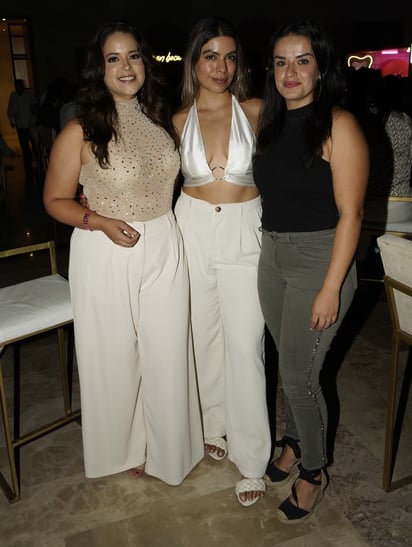 Justine Vezia, Cecilia González y Daniela Garnier (EL SIGLO DE TORREÓN / GABRIEL ESCOBAR)