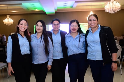 Pamela de la Torre, Pamela Sánchez, Brenda Castañeda, Alejandra García y Cecilia Berumen (EL SIGLO DE TORREÓN / GABRIEL ESCOBAR)