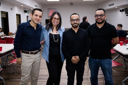 José Martínez, Mónica Adame, Juan Oliveros y Fernando Araujo (EL SIGLO DE TORREÓN / ENRIQUE CASTRUITA)