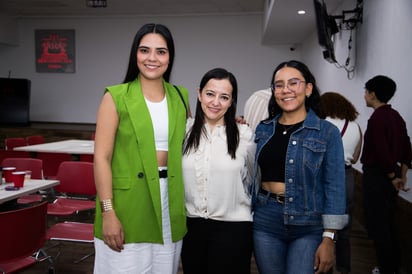 Valeria Rodríguez, Monserrat Burgos y Priscilla Allen (EL SIGLO DE TORREÓN / ENRIQUE CASTRUITA)