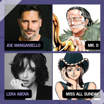  Joe Manganiello y Lera Abova / Crocodile y Nico Robin. 