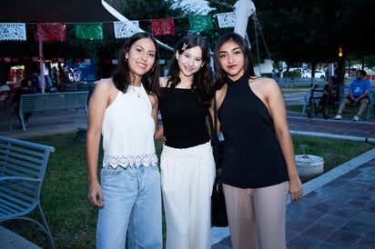 Majo Callejas, Constanza Zanella y Amy Contreras (EL SIGLO DE TORREÓN / ENRIQUE CASTRUITA)