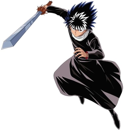 Personaje. 'Hiei' del anime Yu Yu Hakusho lo catapultó a la fama entre el 2003 y 2004.