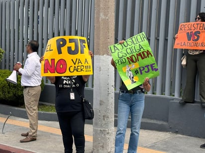 Protestas contra la Reforma Judicial.