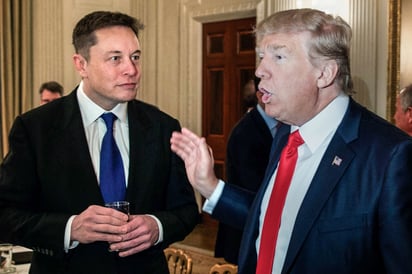 El entonces presidente Donald Trump con el empresario Elon Musk en la Casa Blanca, en 2017. Imagen: AP/ Evan Vucci