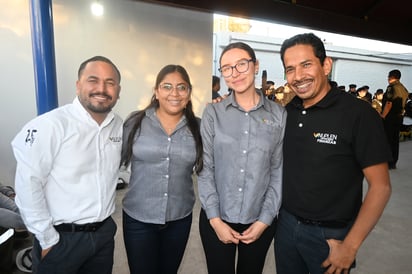 Eliut Jurado, Brenda Potisek, Vanessa Chávez y Luis Cárdenas (EL SIGLO DE TORREÓN / RAMÓN SOTOMAYOR)