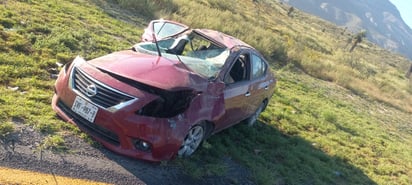 Accidente en la Monterrey-Saltillo.