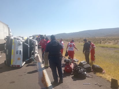 Accidente en León Guzmán.