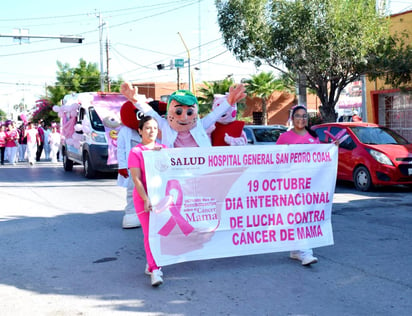 Día Internacional de la Lucha contra el Cáncer de Mama en San Pedro (EL SIGLO DE TORREÓN)