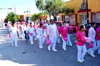 Día Internacional de la Lucha contra el Cáncer de Mama en San Pedro (EL SIGLO DE TORREÓN)