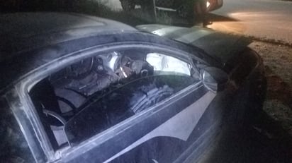 Accidente vial en el ejido La Loma de Lerdo.