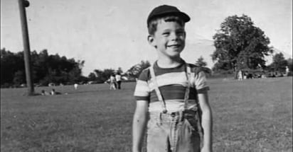 Stephen King en su infancia, el 4 de julio de 1952. Foto: Flickr