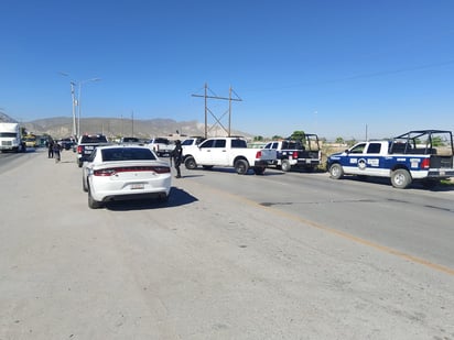 Manifestación en en colonia Luis Donaldo Colosio de Torreón.