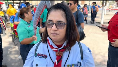 Elisa Belén Alonso Linares, jefa del Grupo 4 de la Asociación Scouts de México A.C. 