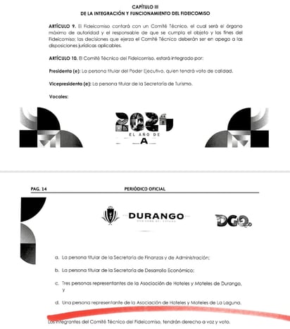 Impuesto por Servicios de Hospedaje del Estado de Durango.