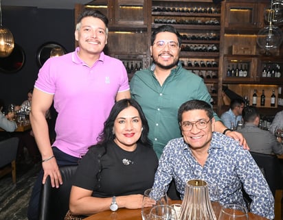 Julián, Diego, Mary Carmen y Mauricio (EL SIGLO DE TORREÓN/RAMÓN SOTOMAYOR)