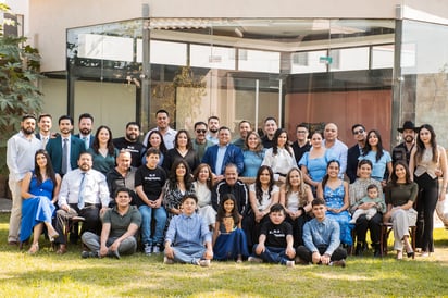 La familia Torres disfrutó al máximo la reunión.