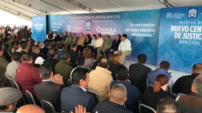 Inauguración del Centro de Justicia Municipal de Torreón (EL SIGLO DE TORREÓN / FERNANDO COMPEÁN)