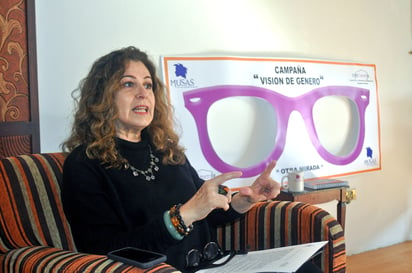 María Evangelina Velázquez, directora de la asociación Musas. Foto: Guadalupe Miranda