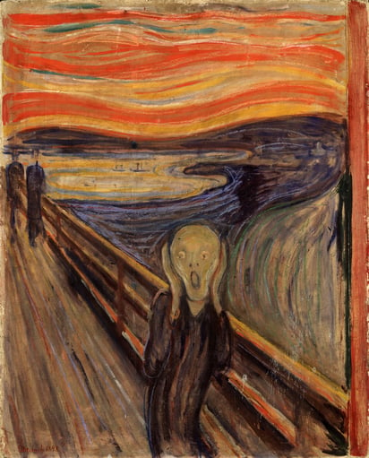 'El grito', una de las obras más reconocidas de Edvard Munch.