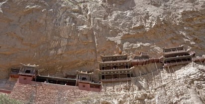 Monasterio Suspendido de China.