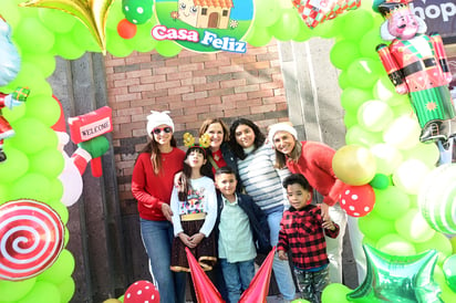 El festejo se ofreció con mucho amor para los pequeños y sus familias que acuden a Casa Feliz (EL SIGLO DE TORREÓN)