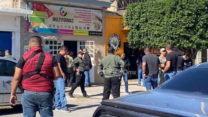 Sitio del homicidio ocurrido en la calle García Carrillo. (EL SIGLO DE TORREÓN)