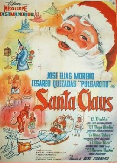 Cinta. Santa Claus fue producida por Guillermo Calderón y filmada en los famosos Estudios Churubusco de la Ciudad de México.