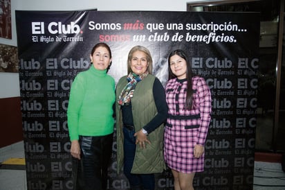 Liliana González, Lorena Guillén y Lucero López (EL SIGLO DE TORREÓN / ENRIQUE CASTRUITA)
