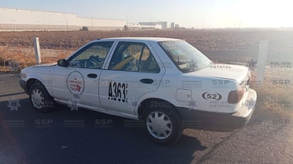 Taxi robado en Gómez Palacio.