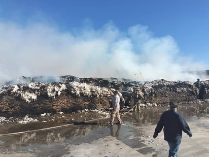 Incendio en San Pedro.