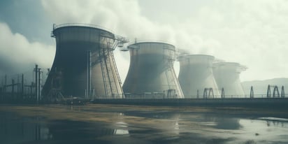 Las grandes compañías tecnológicas ya proyectan invertir en energía nuclear para satisfaceer el suministro eléctrico de sus centros de datos para inteligencia artificial. Imagen Freepik