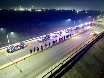 Operativo 'Año Nuevo Seguro' en Torreón.