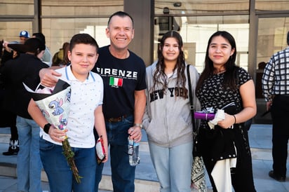 Ángel Gabriel Martínez, Miguel Ángel Martínez, Sofía Roldán y Daniela Estrada (EL SIGLO DE TORREÓN / ENRIQUE CASTRUITA)
