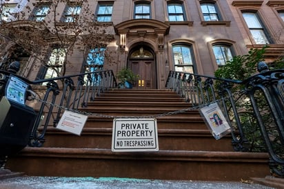 Fotografía de la casa donde se grabó la serie ‘Sex and the City’, en Nueva York Foto: EFE