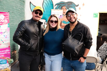 Enrique de la Rosa, Karla Martínez y Randu Norman (EL SIGLO DE TORREÓN / ENRIQUE CASTRUITA)
