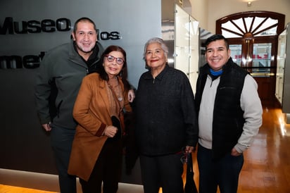 Alex Luna, María Covadonga, Genoveva García y José Legaspi (EL SIGLO DE TORREÓN / ENRIQUE CASTRUITA)
