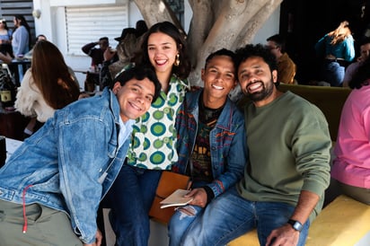 Dante Núñez, Sandra Flores, Cristina Flores y Paola (EL SIGLO DE TORREÓN / ENRIQUE CASTRUITA)
